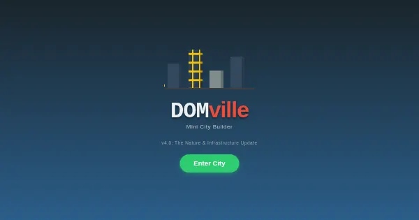 Screenshot of DOMville