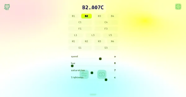 Screenshot of gradient gl