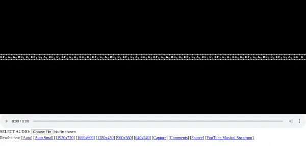 Screenshot of html5 showcqtbar