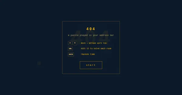 Screenshot of four oh four