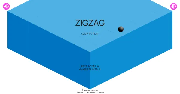 Screenshot of zigzag