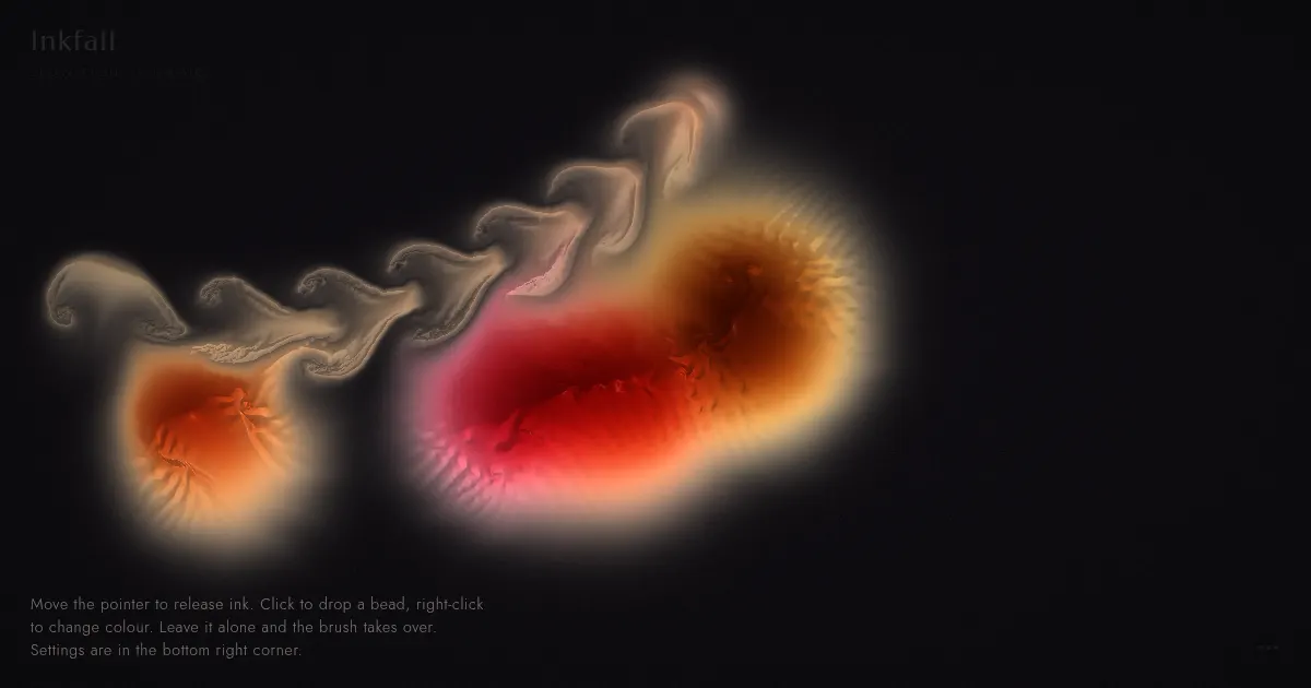 Screenshot of inkfall