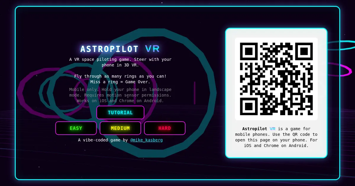 Screenshot of astropilot vr