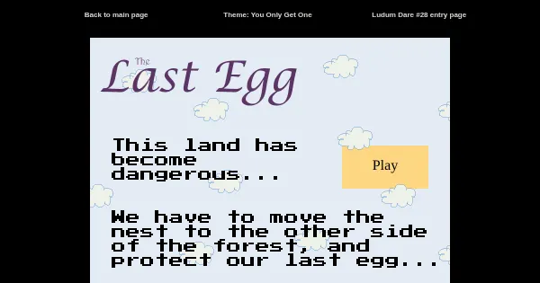 Screenshot of ld28 thelastegg