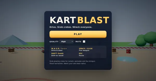 Screenshot of smash karts 3d