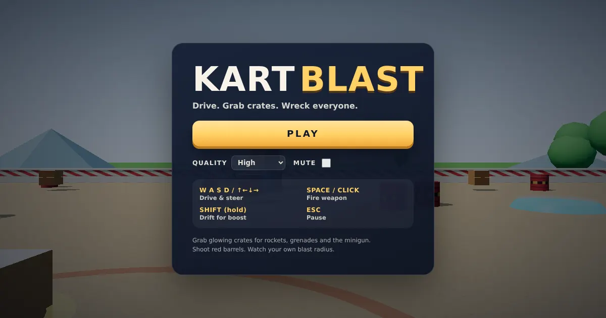 Screenshot of smash karts 3d