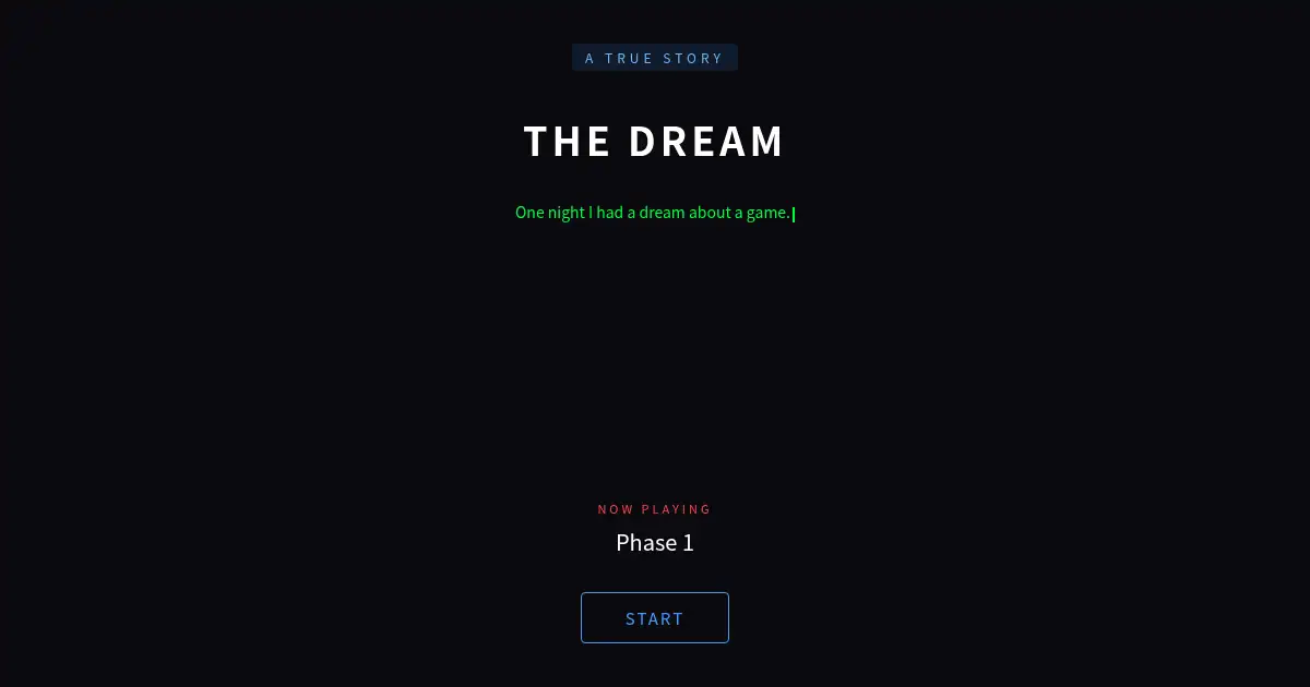 Screenshot of dreamgame