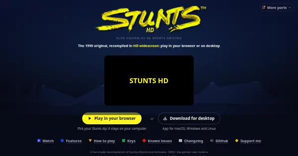 Screenshot of stunts hd
