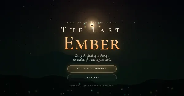 Screenshot of the last ember