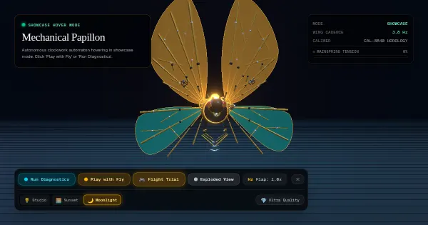 Screenshot of chronos automaton