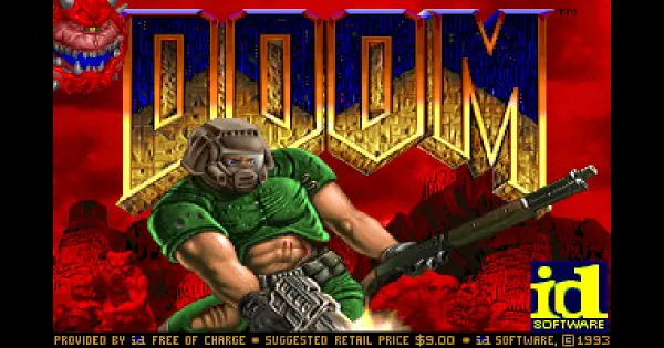 Screenshot of three doom