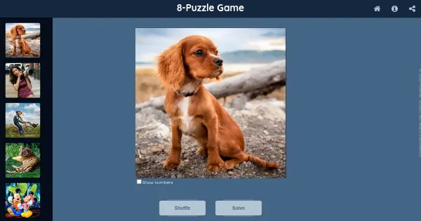 Screenshot of 8puzzle