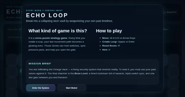 Screenshot of echo loop