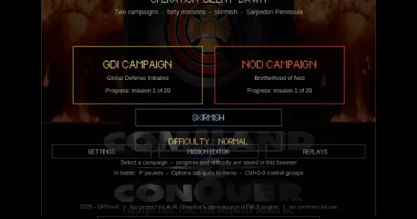 Screenshot of operation silent dawn