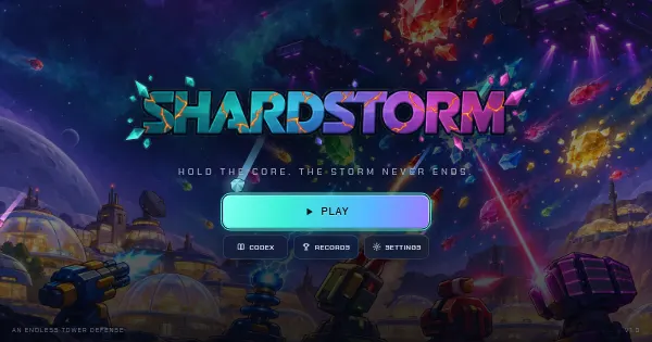 Screenshot of shardstorm