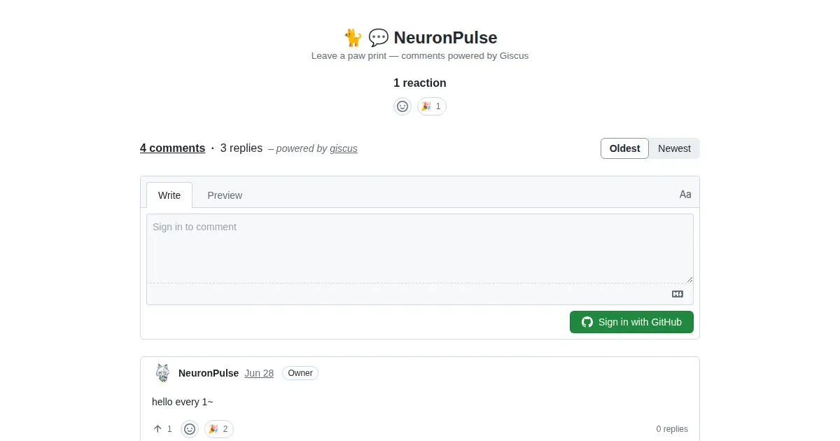 Screenshot of NeuronPulse