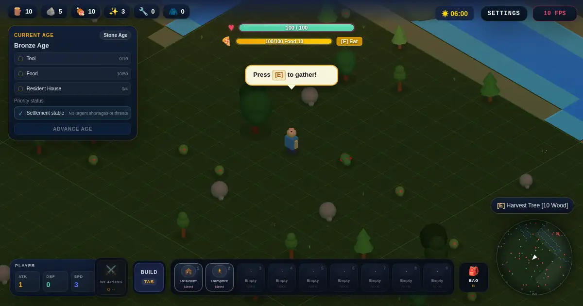 Screenshot of Game simulator