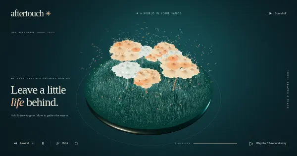 Screenshot of aftertouch