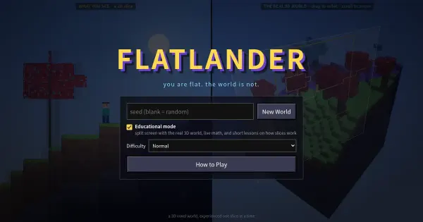 Screenshot of flatlander