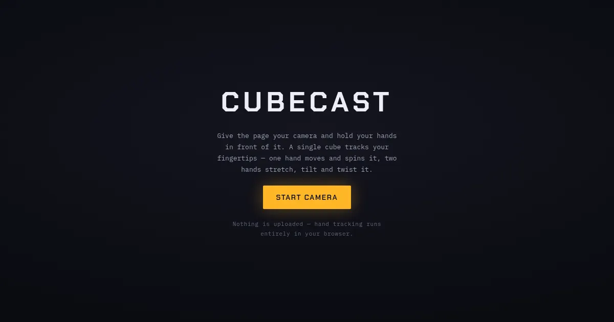 Screenshot of cubecast