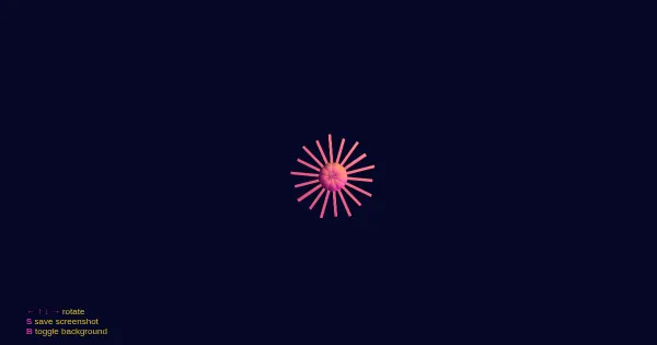 Screenshot of 3D animation