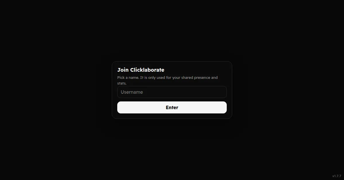 Screenshot of clicklaborate