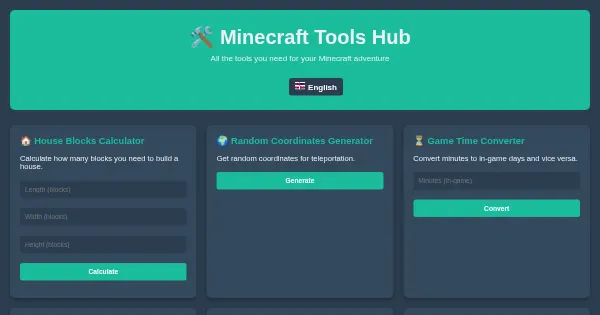 Screenshot of NormikChel MinecraftFun.github.io