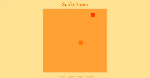 Screenshot of SnakeGame