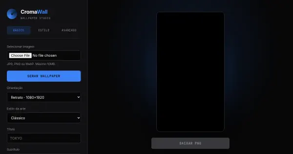 Screenshot of croma wall
