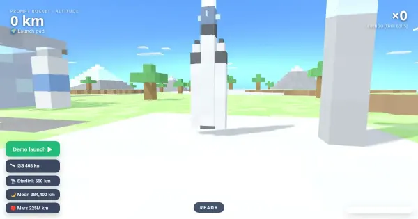 Screenshot of prompt rocket