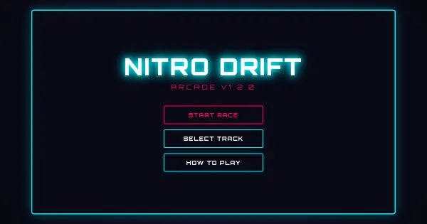 Screenshot of nitro drift arcade