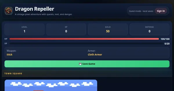 Screenshot of Role Playing Game