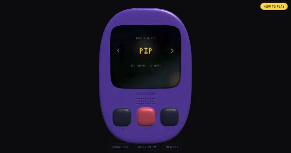 Screenshot of pet
