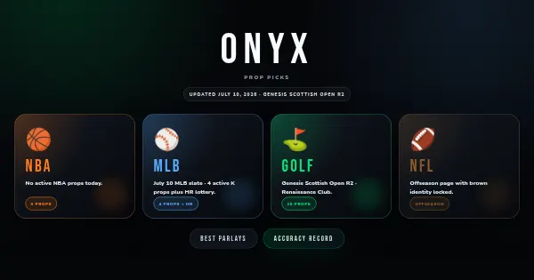 Screenshot of onyxprops