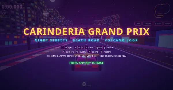 Screenshot of carinderia gp