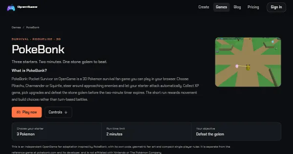 Screenshot of pokebonk