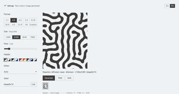 Screenshot of bitmap