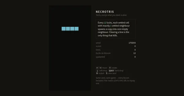 Screenshot of necrotris