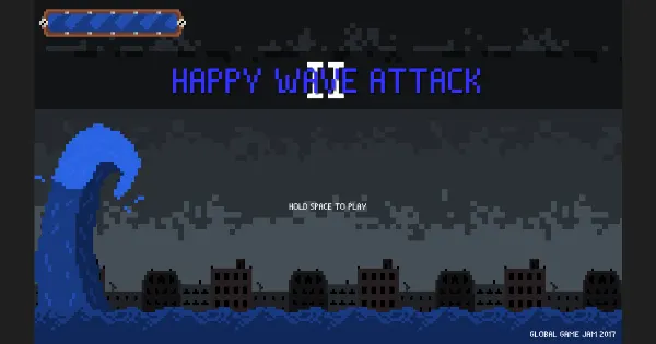 Screenshot of happy wave attack 2