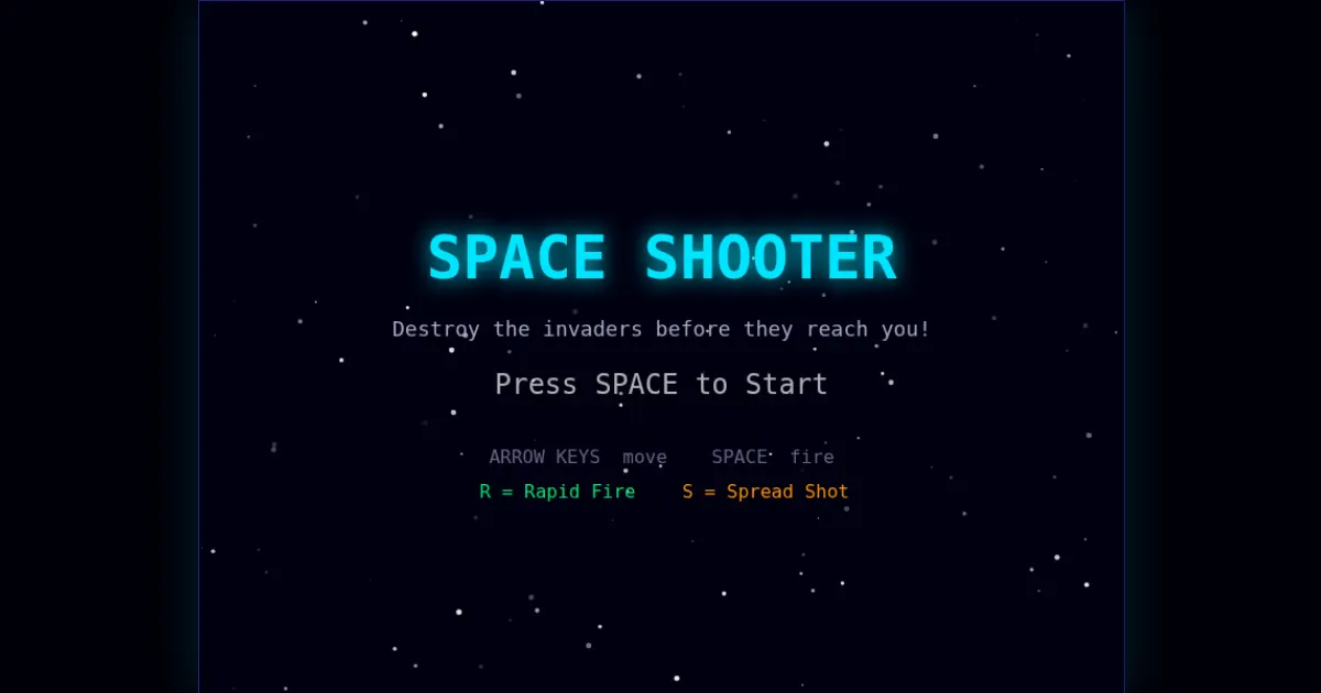 Screenshot of my game