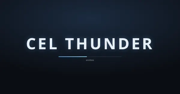 Screenshot of cel thunder