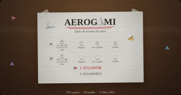 Screenshot of aerogami