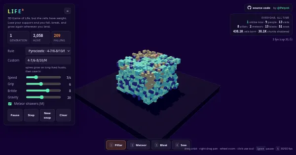 Screenshot of life3d
