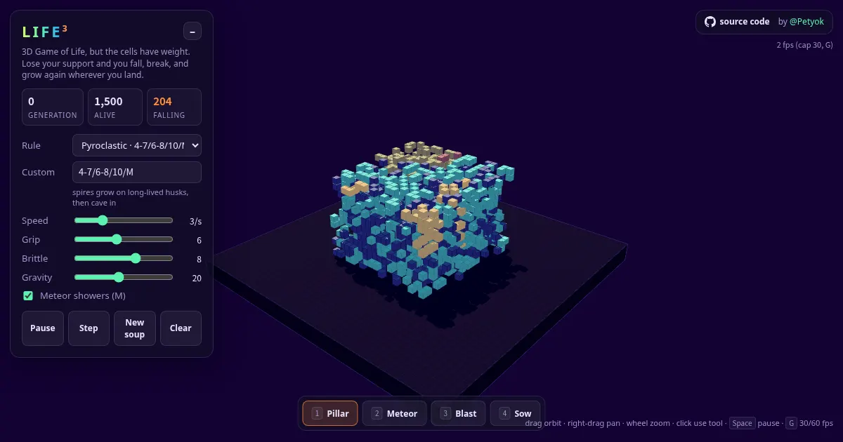 Screenshot of life3d