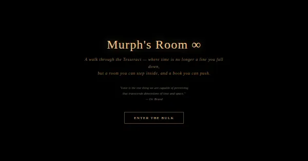 Screenshot of murph tesseract
