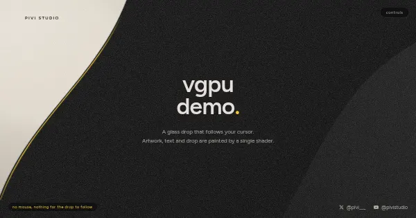 Screenshot of vgpu demo