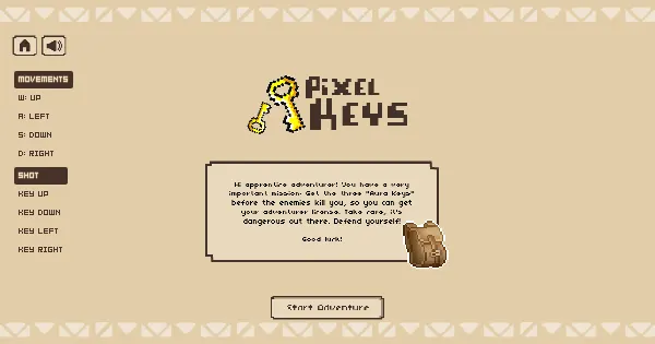 Screenshot of Pixel Keys