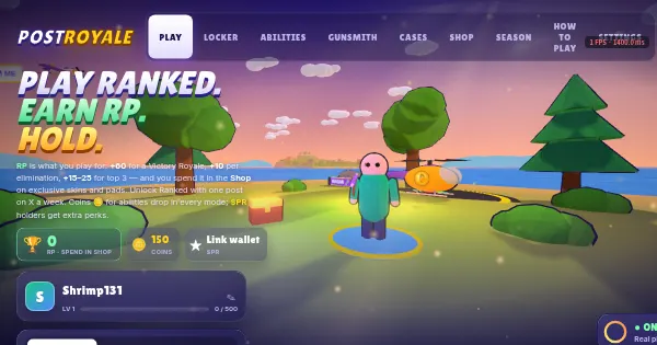 Screenshot of postroyale