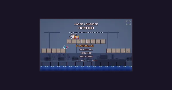 Screenshot of large language mayhem