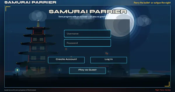 Screenshot of samuraiparrier